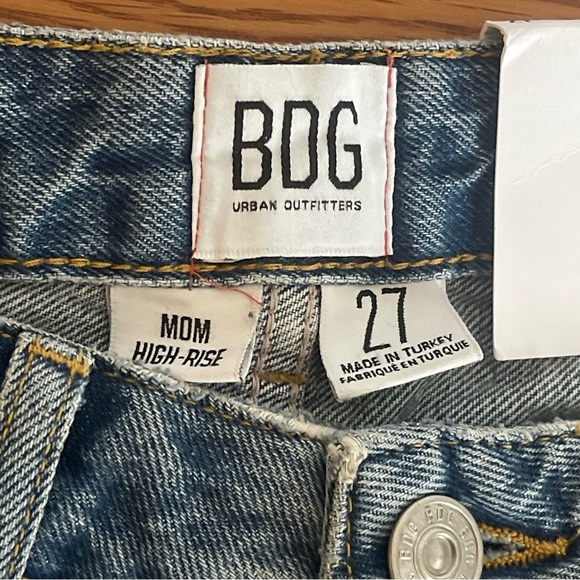 BDG Urban Outfitters Mom High Rise Jeans Size 27 NWT - Picture 4 of 12